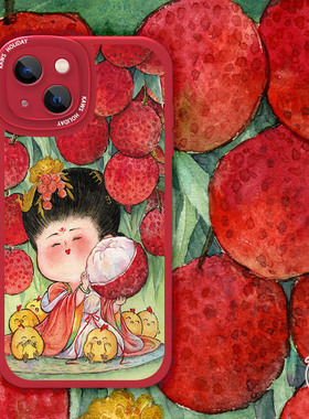 唐贵肥原创适用iPhone苹果17手机壳16小羊皮17promax古风镜头全包防摔华为p60古风新款mate70pro新中式女专用