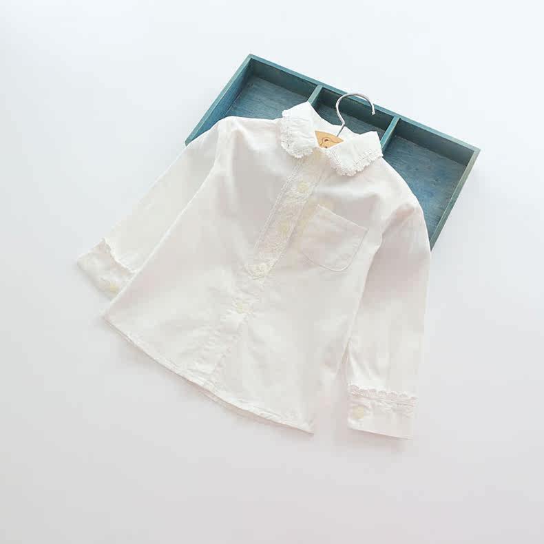 Chemise fille à manche longue - Ref 2088004 Image 3