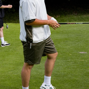 日系小众高尔夫牌 男2色 网眼透气运动休闲宽松短裤