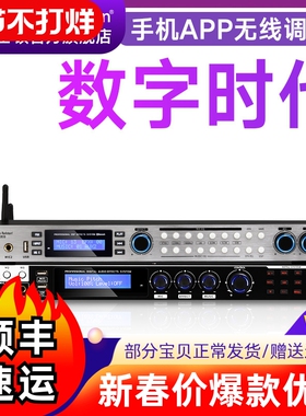 Glen ralston/格伦士顿专业卡拉ok前级效果器舞台酒吧包房处理器