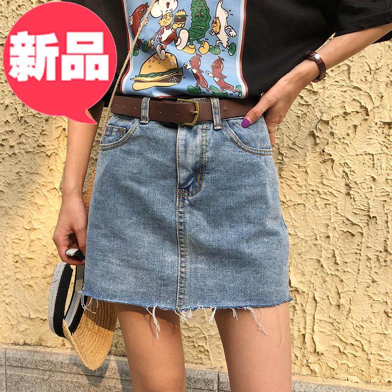 高88腰牛仔裙半身裙女夏韩版新款复古简约修身学生防走光裙裤短裙|ruв категории Женская одежда, футболка - от Buy2taobao.com для оказания профессиональной услуги покупки агента Taobao