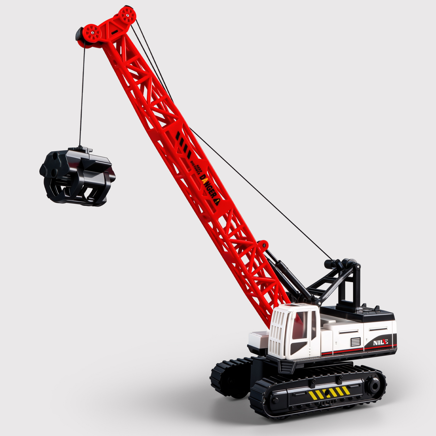 儿童大号起重机男孩仿真吊车模型