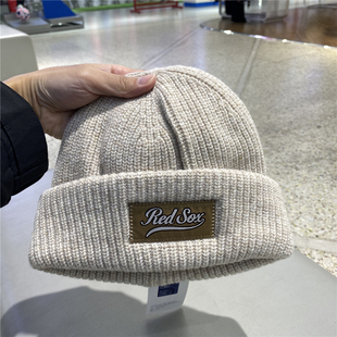 MLB男女同款 户外帽3ABNBM656 保暖绒线帽柔软舒适休闲帽简约时尚
