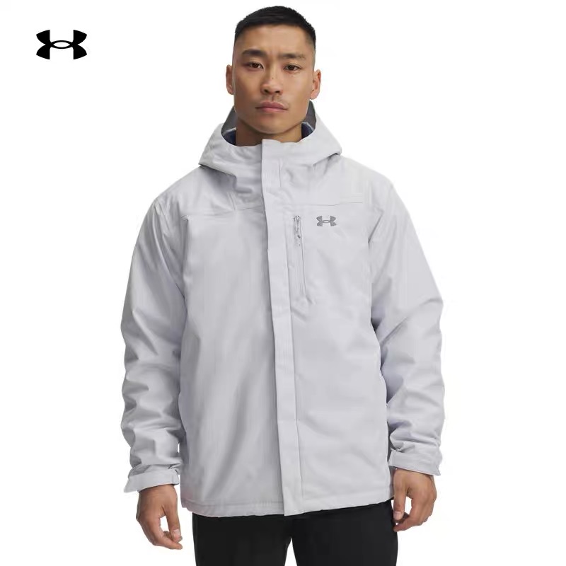 安德玛UA秋冬Porter男子三合一户外外套两件套冲锋衣1371585