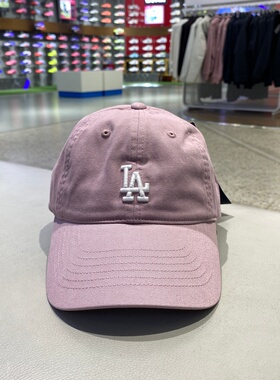 MLB棒球帽软顶运动帽子可调节LA情侣休闲NY鸭舌帽字母帽3ACP7701N