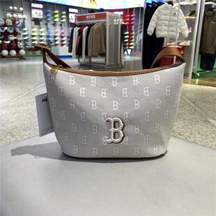 2025新款正品MLB老花时尚百搭女休闲单肩包手拎包挎包3ABQM015N