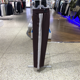 阿迪达斯Adidas三条纹针织长裤26年春季女裤KB7588