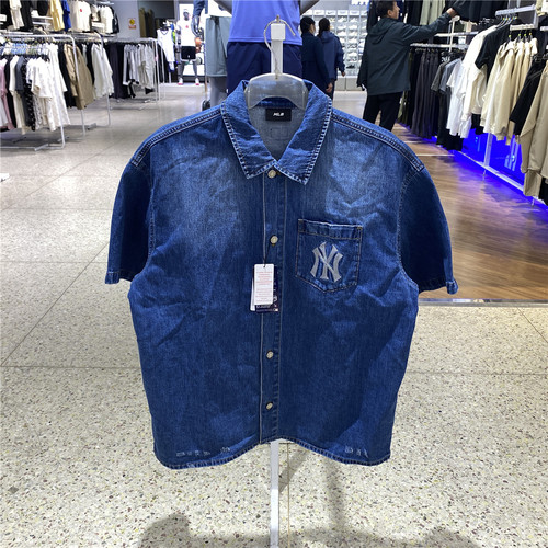 MLB男女牛仔POLO衫外套