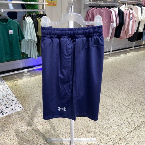 UnderArmour安德玛男夏季速干短裤藏蓝色透气凉快6010757-410