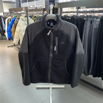 安德玛运动休闲男子立领秋冬外套