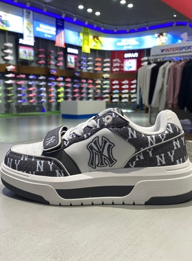 MLB 26年春款男女情侣款复古老爹鞋厚底运动休闲鞋3ASXM026N