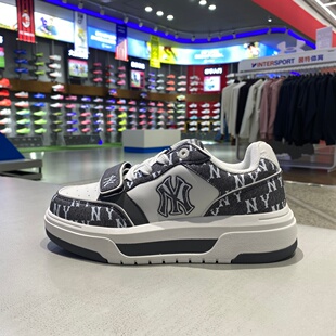 MLB 26年春款男女情侣款复古老爹鞋厚底运动休闲鞋3ASXM026N