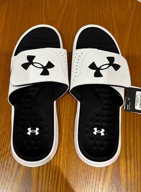 UnderArmour安德运动舒适休闲白色拖鞋3026023