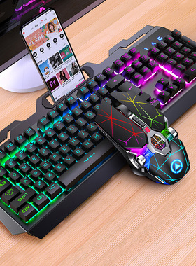 Backlight Computer Universal Game Keyboard Mouse游戏键盘鼠标