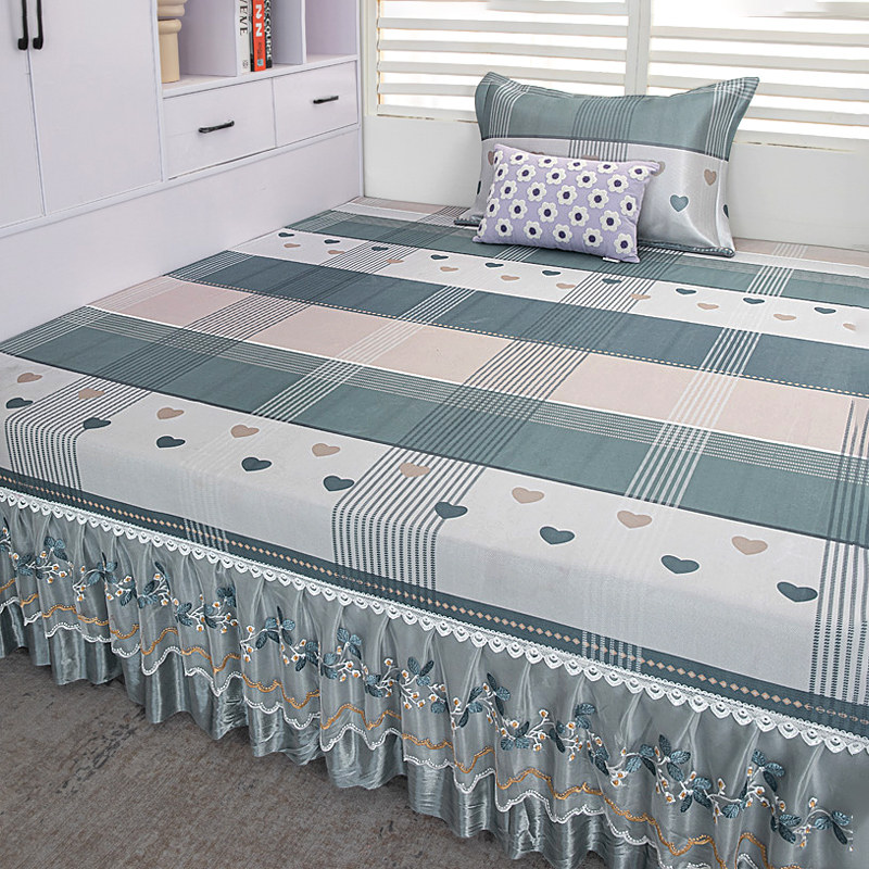 榻榻米床盖夏天3米大炕凉席大尺寸踏踏米大炕冰丝凉席定制炕单