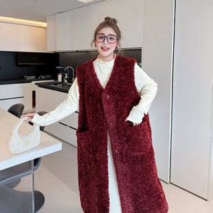 【年末6折】媛子家大码冬季胖mm6色休闲马夹摇粒绒毛绒马甲外套