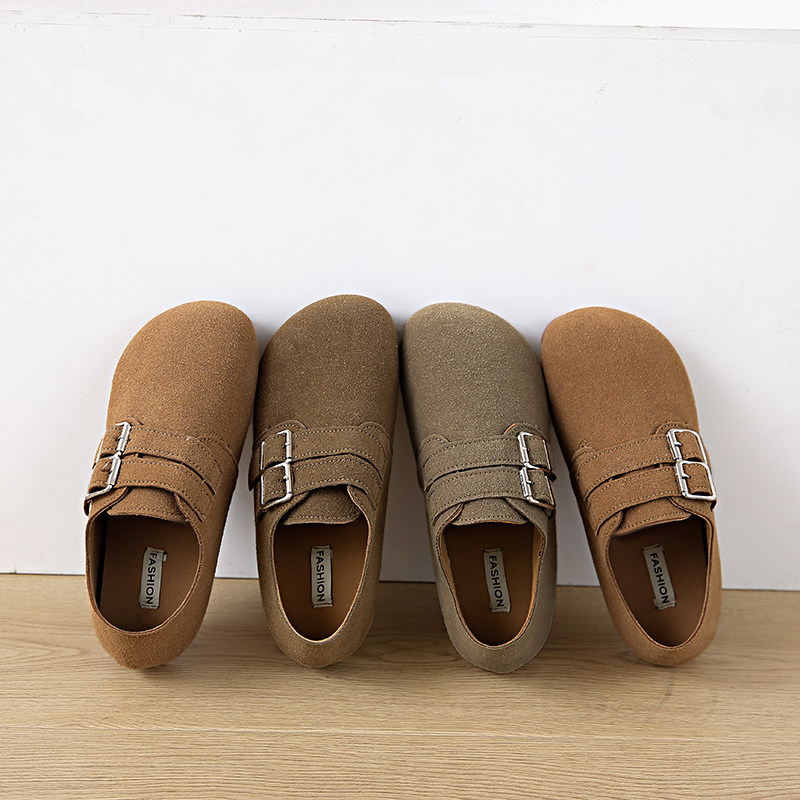 CUMUGGO软底休闲复古豆豆鞋