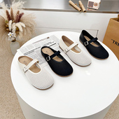 一脚蹬文艺复古豆豆鞋 法式 外穿沙滩包头凉拖鞋 女夏季 慵懒镂空凉鞋