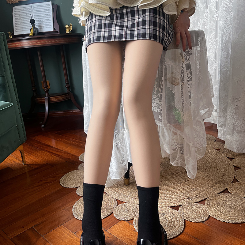 若绮超自然光腿神器加厚连裤袜