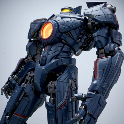 环太平洋危险复仇流浪者玩具发光机甲模型怪兽儿童摆件超可动手办