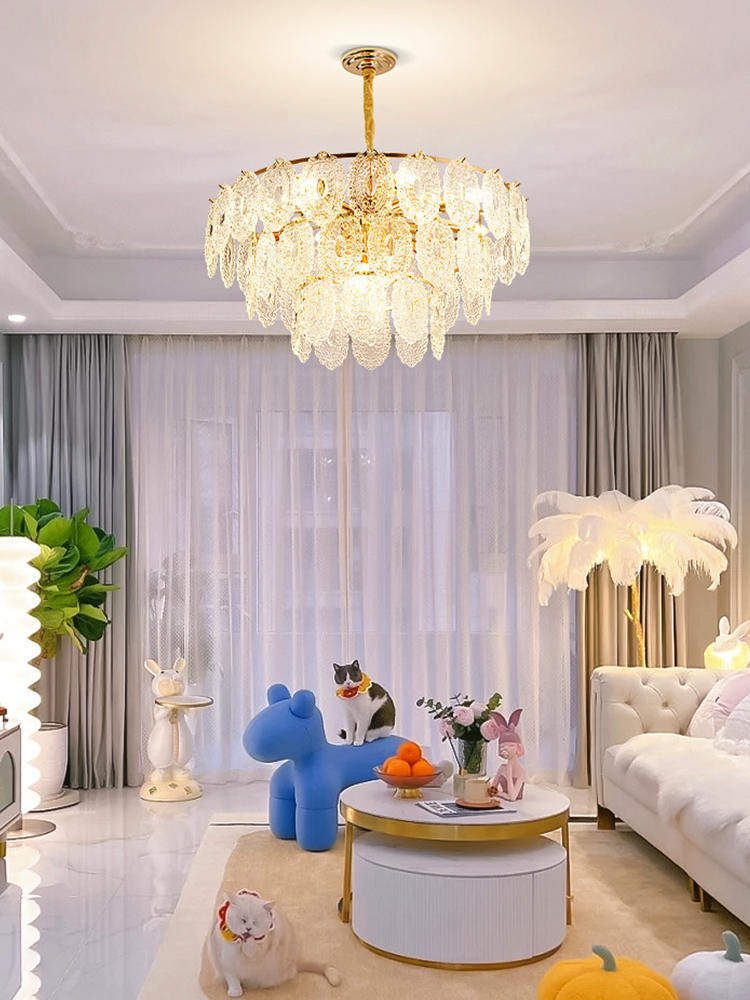 2022年新款简约现代大气客厅吊灯餐厅卧室网红水晶灯具大全小法式