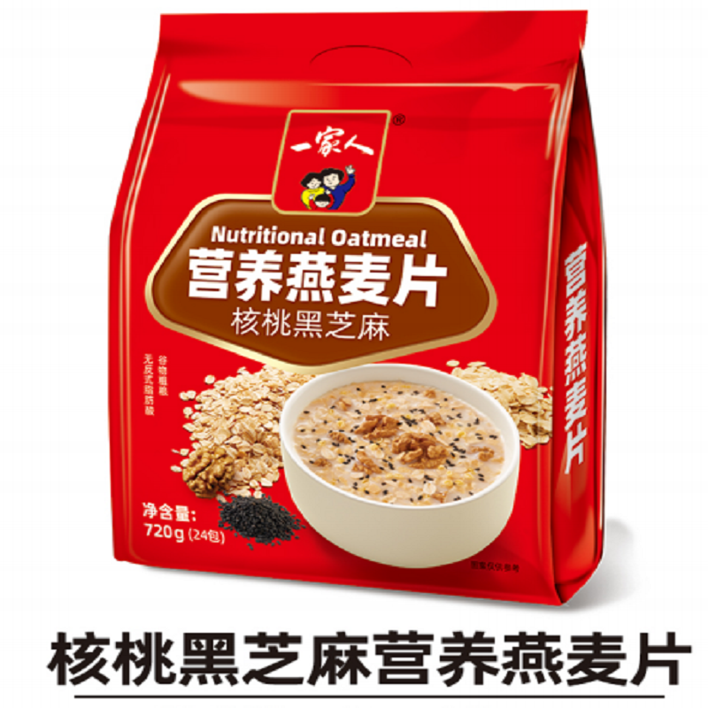 一家人山药粗粮代餐饱腹燕麦片