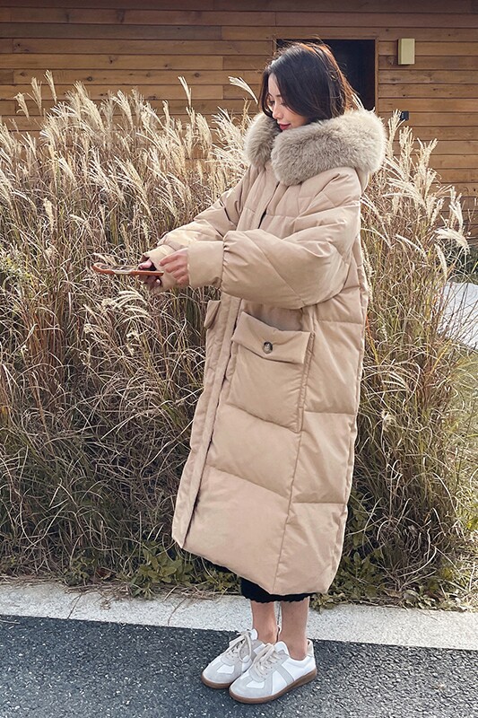 主推毛领连帽口袋长款衣MMJ2199P190控价2785号出货,女装棉衣/棉服,浙宝233