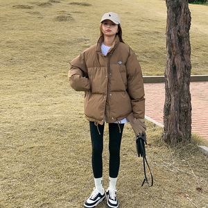 现货短款加厚贴标logo棉服MMJ3117-P155-K238