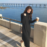 2020新款高领内搭毛衣连衣裙MMJ811P80控价119现货，女装连衣裙，浙宝233