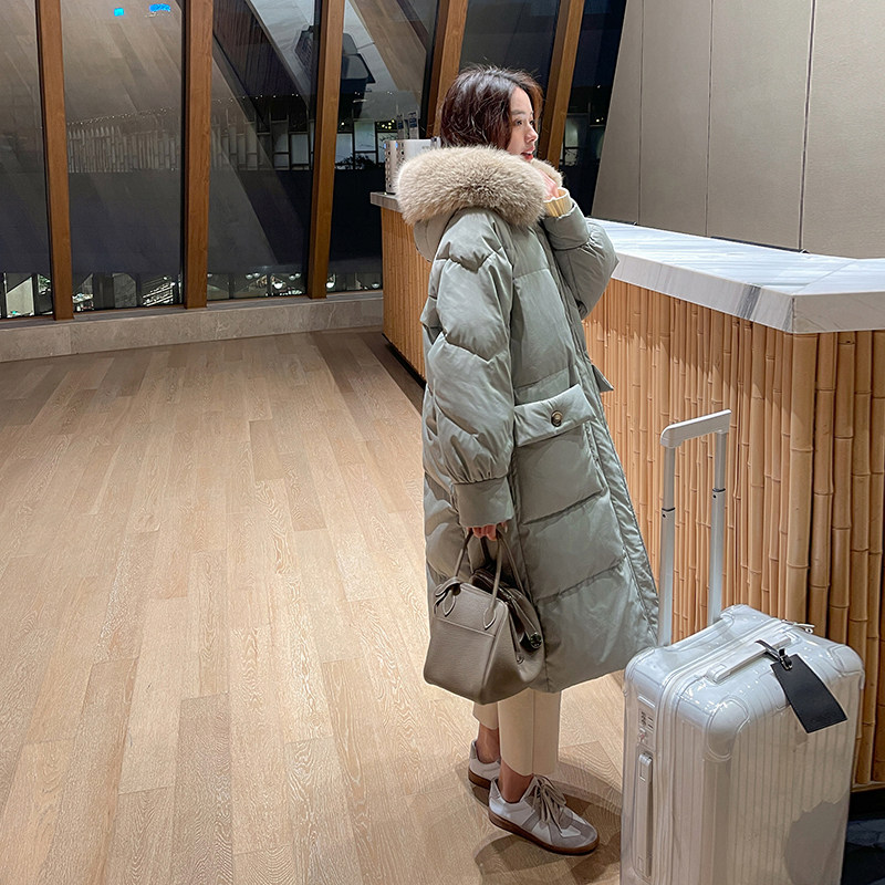 主推冬装大毛领后背复式长款衣MMJ2199P190控价2785号出货,女装棉衣/棉服,浙宝233