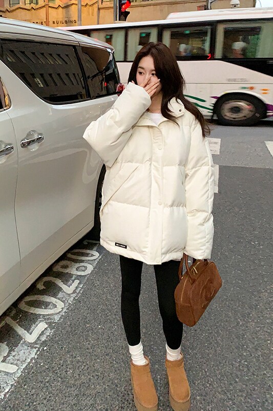 现货冬韩女团风加厚90绒短款羽绒服MMJ7766-P300-K458,女装羽绒服,浙宝233