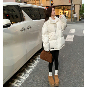 现货 冬韩女团风加厚90绒短款羽绒服MMJ7766-P300-K458图片