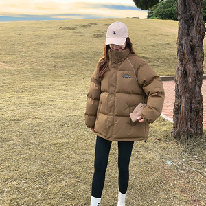 现货 短款加厚贴标logo棉服 MMJ3117-P155-K238，女装棉衣/棉服，浙宝233