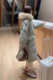 2022冬装大毛领后背复式长款衣MMJ2199P190控价278现货，女装棉衣/棉服，浙宝233