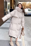 2022冬长款连帽大毛领衣MMJ1698P190控价268已出大货，女装棉衣/棉服，浙宝233
