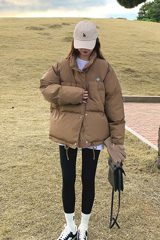现货短款加厚贴标logo棉服MMJ3117-P155-K238,女装棉衣/棉服,浙宝233