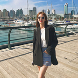 主推秋装新款韩版斜扣收腰西装MMJ1099P110控价168已出货，女装西装，浙宝233