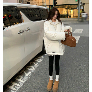 现货 冬韩女团风加厚90绒短款羽绒服MMJ7766-P300-K458图片