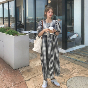 现货 露腰泡泡袖复古连衣裙 MMJ1086 P85控价138,女装连衣裙,浙宝233