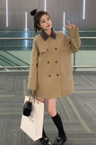 2023秋现货撞色PU皮领风衣MMJ2367-P130控188买家秀，女装风衣，浙宝233