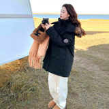 现货冬装新款真毛领90绒工装派克羽绒服MMJ7768-P390-控588，女装羽绒服，浙宝233