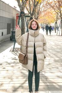 现货！现货！中长款韩版面包服棉衣外 MMJ168 P145 控价218图片