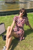 现货抽绳V领碎花安全裤套装连衣裙MMJ1068P90控价149，女装连衣裙，浙宝233