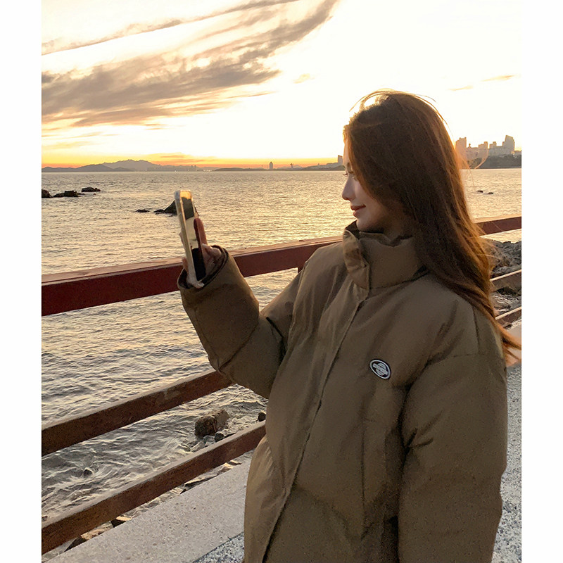 现货短款加厚贴标logo棉服MMJ3117-P155-K238,女装棉衣/棉服,浙宝233