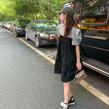主推夏新荷叶边拼接飞飞袖连衣裙MMJ2157P90控价138已出货，女装连衣裙，浙宝233