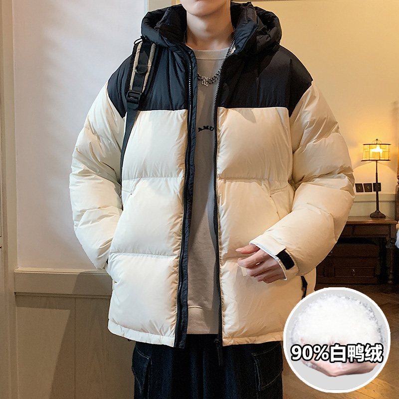 90白鸭绒羽绒服男2023年新