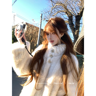 公主领 以假乱真 环保皮草外套仿狐狸毛大衣冬 Didi小奶熊 Lazy