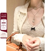 Lazy Didi雪松奶贝 内搭精灵蕾丝吊带打底背心性感显瘦花边上衣