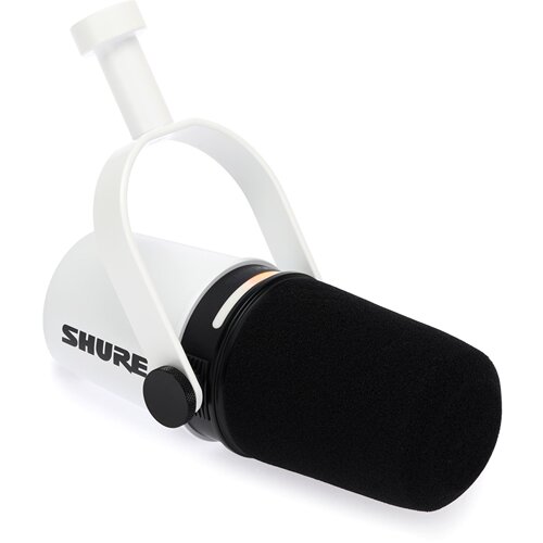 Shure/舒尔 MV7+ 双模播客话筒/麦克风黑白款