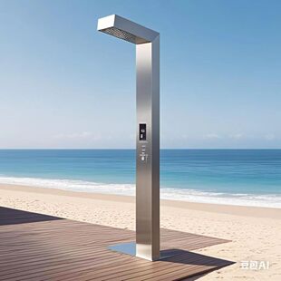 沙滩淋浴设备扫码共享淋浴器海滨浴场淋浴神器沙滩淋浴机沙滩冲澡